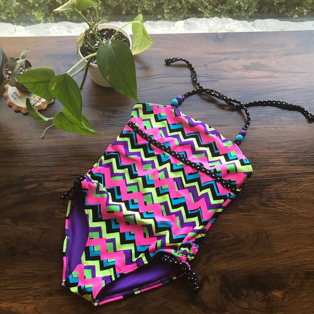 Chevron Neon Swimsuit
